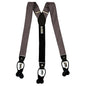 Jonathan Frederic Collection “Magnolia” Burgundy & White Silk Plaid Suspender