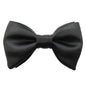 Black Satin Premium Butterfly Bow Tie