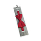 Silver Satin Bow Tie